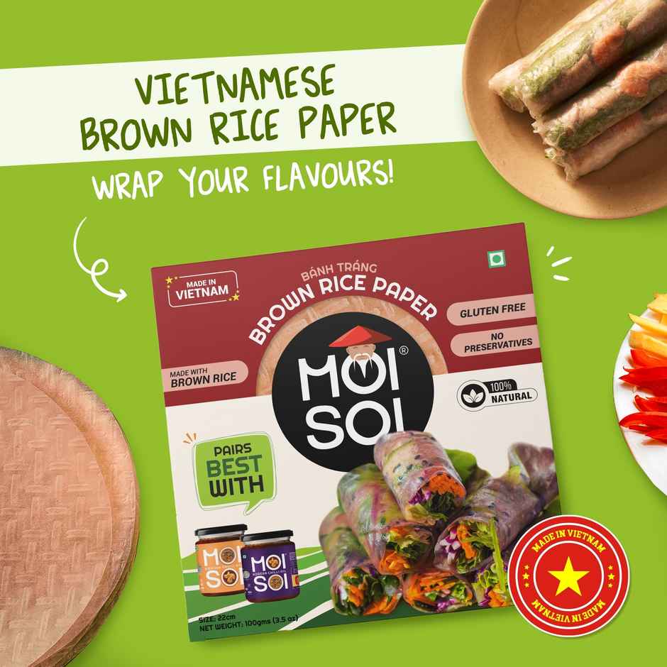 Moi Soi Brown Rice Paper | Cooking Ingredient