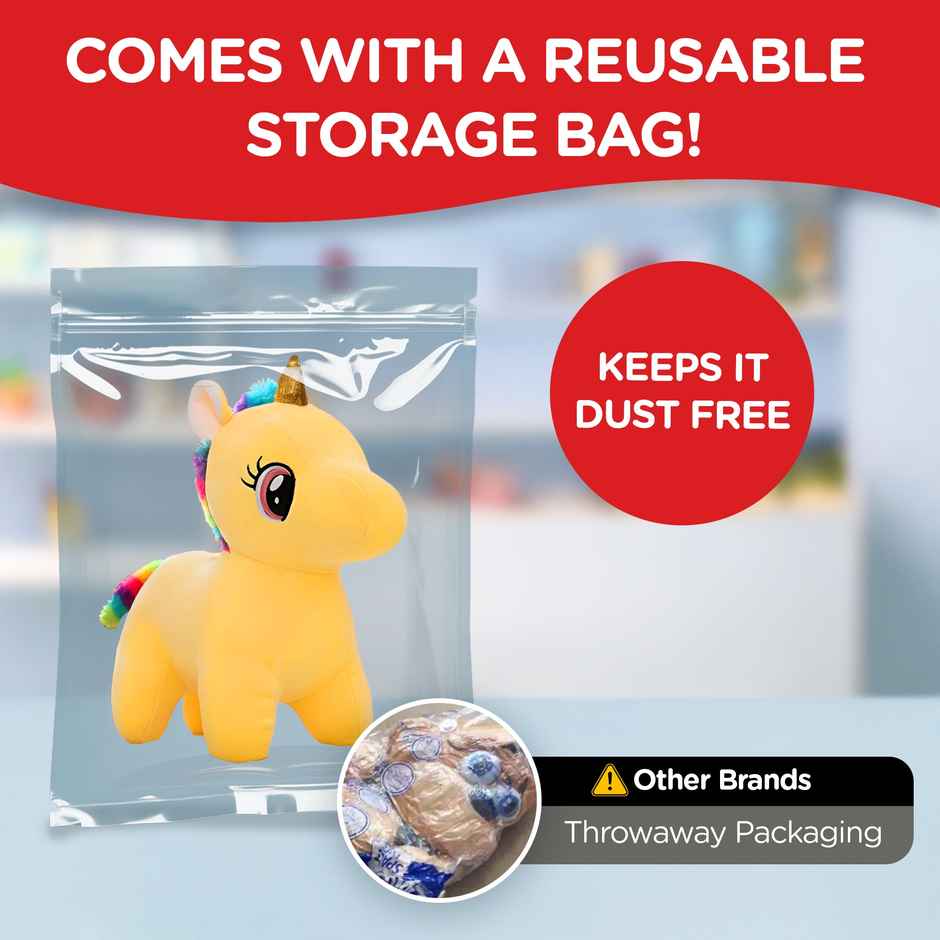 Michelle's Unicorn Yellow Plush Soft Toy for Kids and Adult | Perfect For Gifting