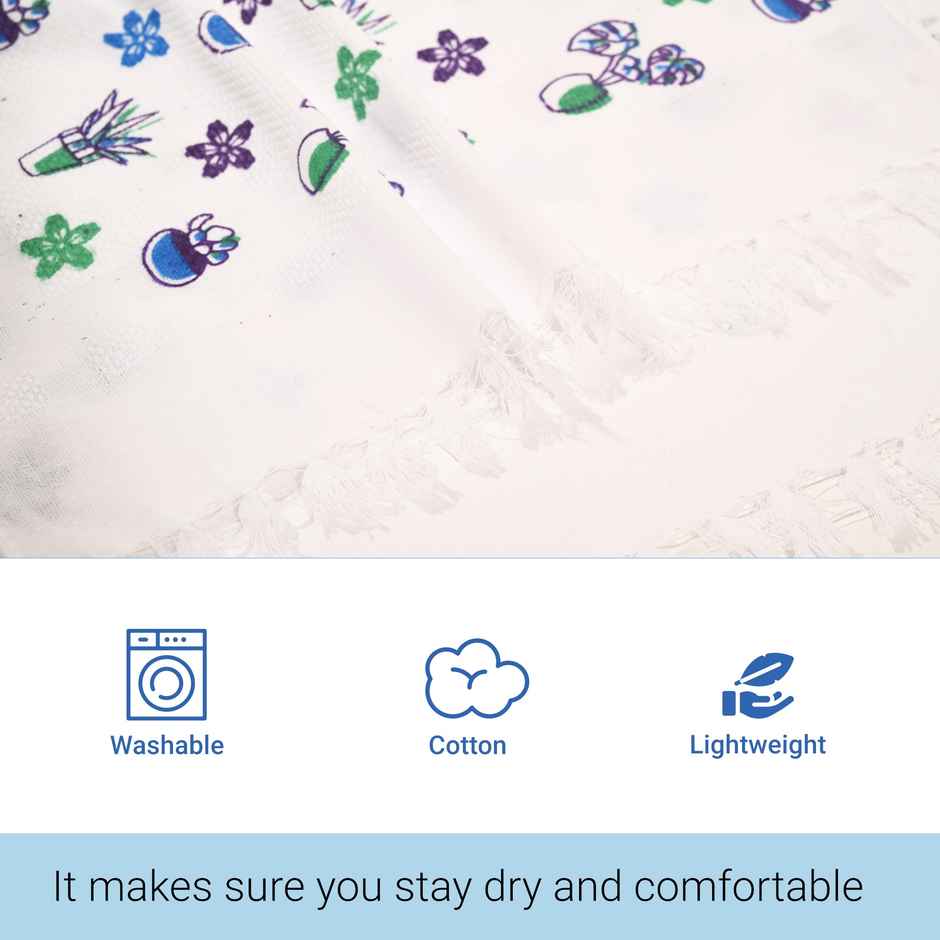 Kuber Soft Cotton Face Towels Pack of 6 | Travel Gym Napkins | Assorted