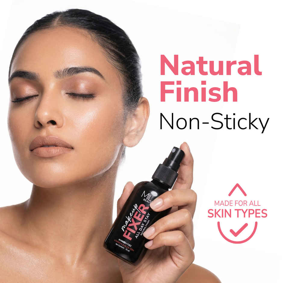 Mila Beaute Natural Makeup Fixer With Vitamin E and Aloe Vera