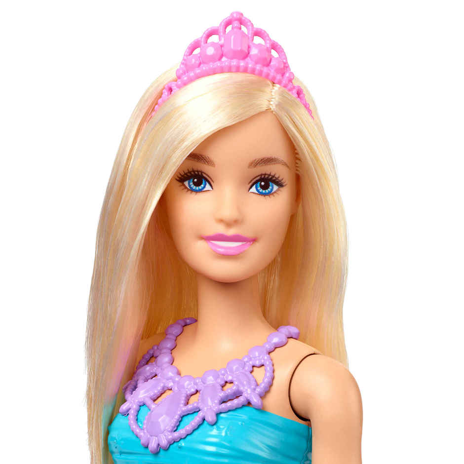 Barbie Dreamtopia Princess Doll Blonde Pink Skirt and Tiara