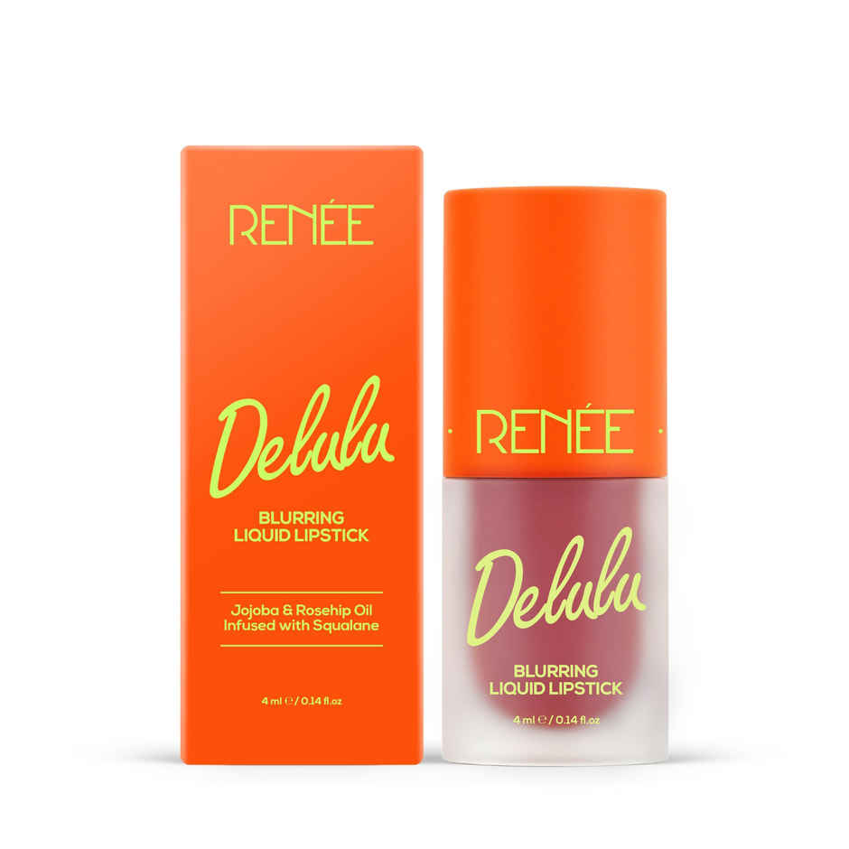 RENEE Delulu Blurring Matte Liquid Lipstick With Jojoba Oil & Rosehip Oil Pink Pookie