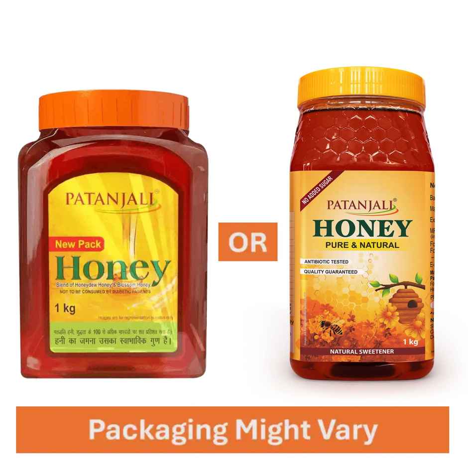Patanjali Pure Natural Honey - No Added Sugar