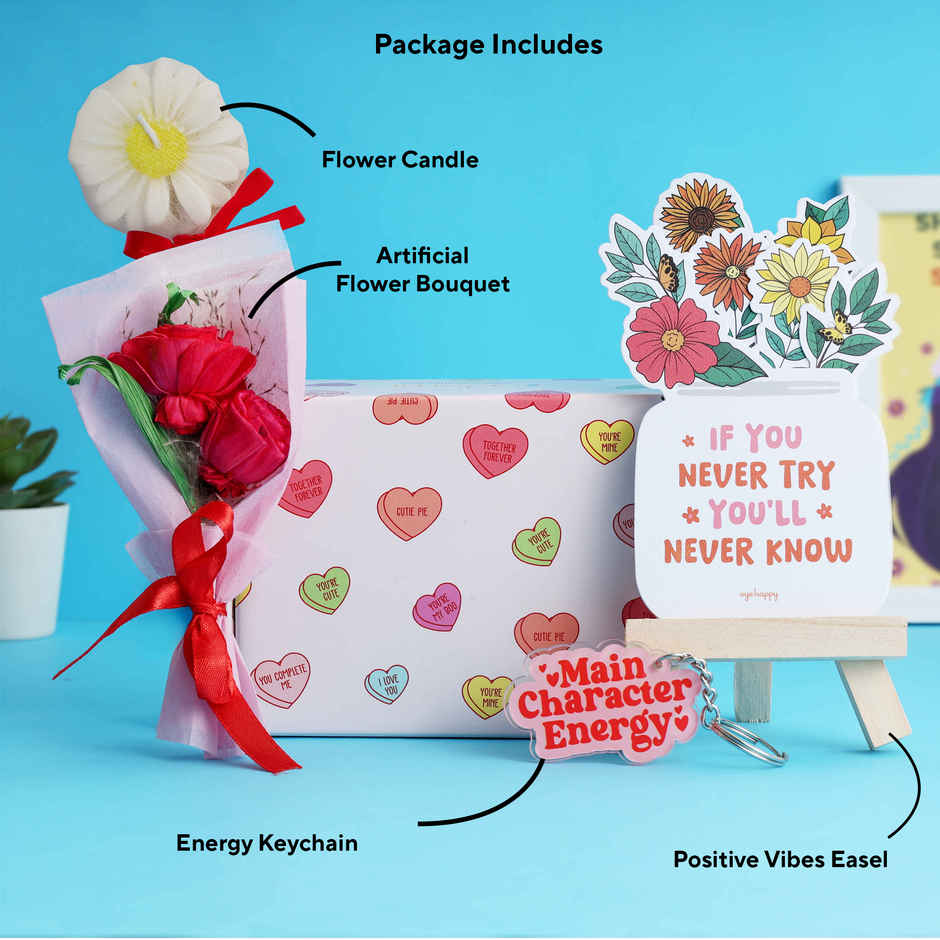 Positive Vibes Hamper | Women's Day Gift Hamper for Appreciation & Celebration | Oye Happy