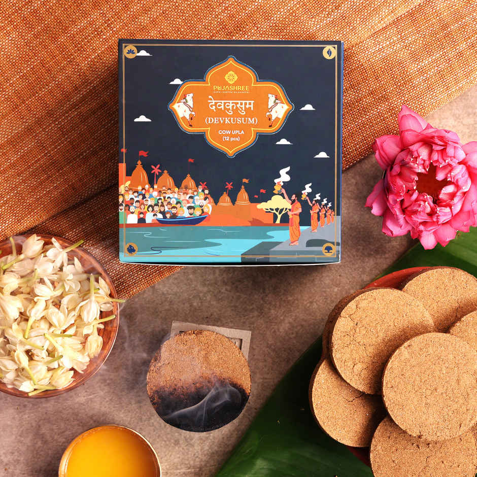 Pujashree Devkusum Cow Upla with Floral Fragrance