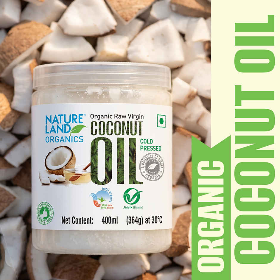 Natureland Organics Coconut Cold Pressed Oil (Nariyal Oil)