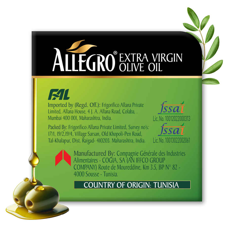 Allegro Extra Virgin Olive Oil