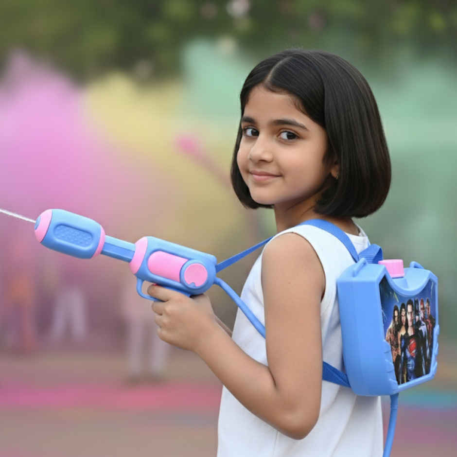 Justice League Holi Water Tank Pichkari | 1.25 L | Tomuncle