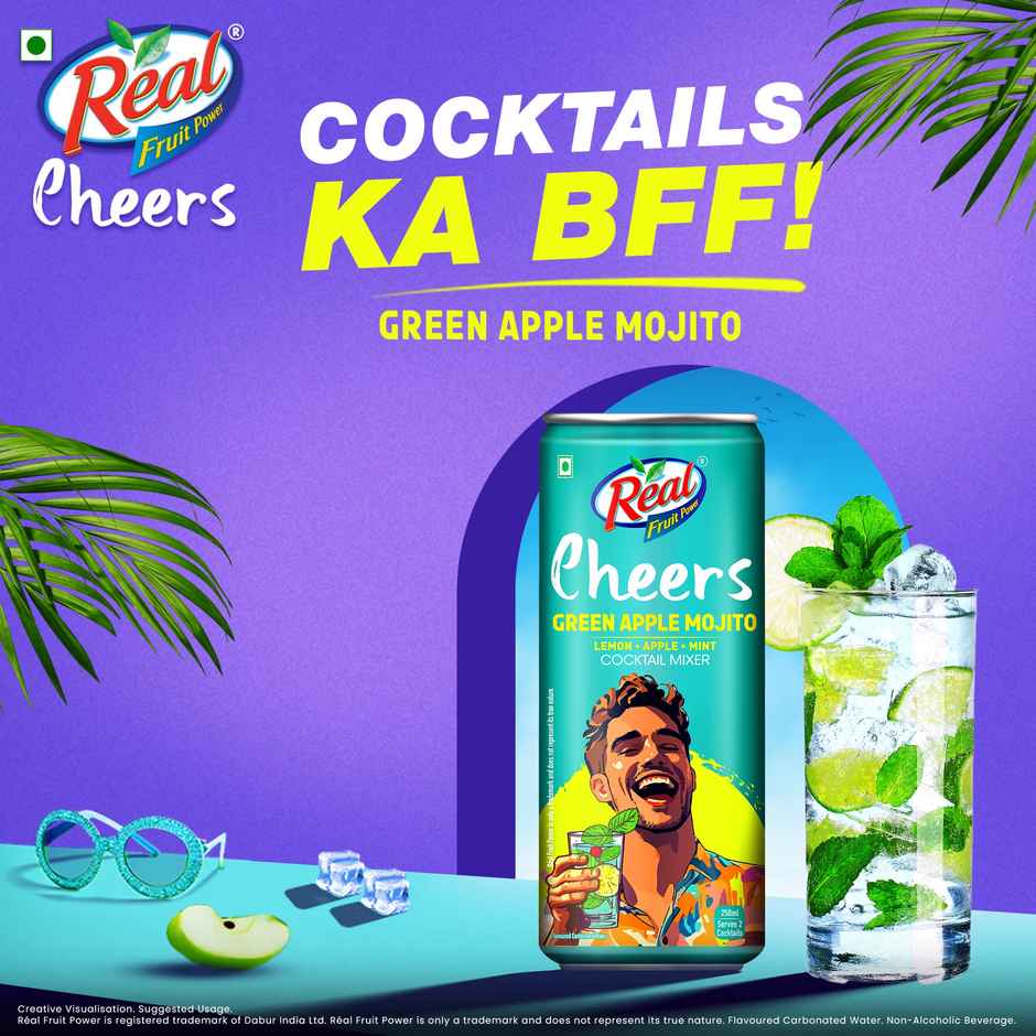 Real Cheers Green Apple Mojito | Cocktail Mixer
