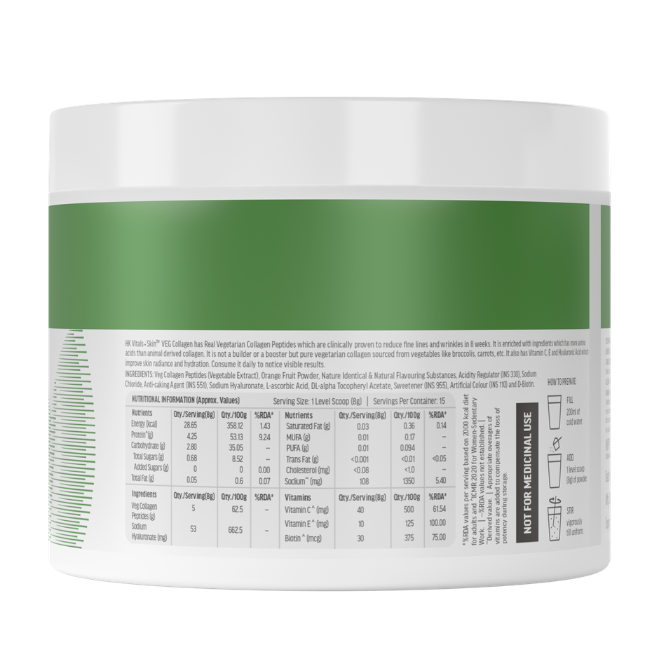 hk vitals Veg Collagen Supplement Orange 120g