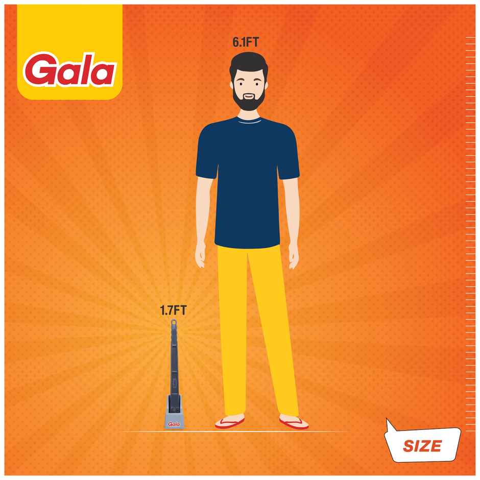 Gala Double Hockey Toilet Brush with Container