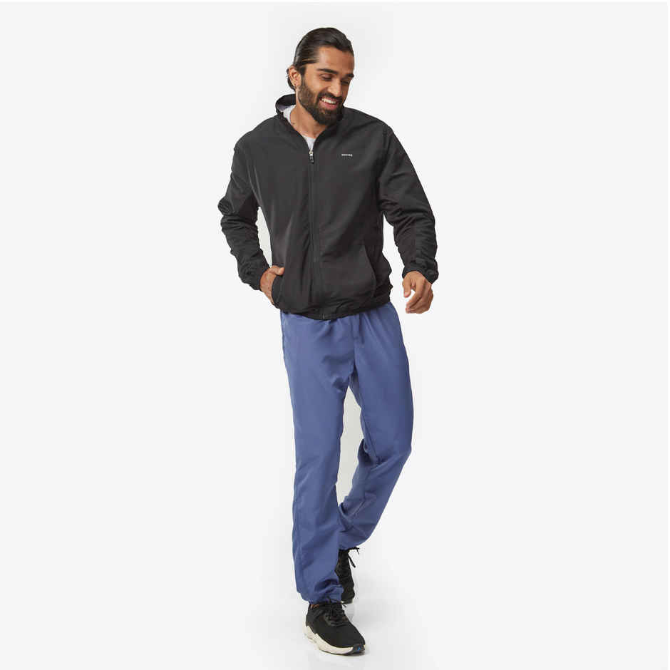 Decathlon | Domyos Men's Fitness Jacket Polyester - Black , L