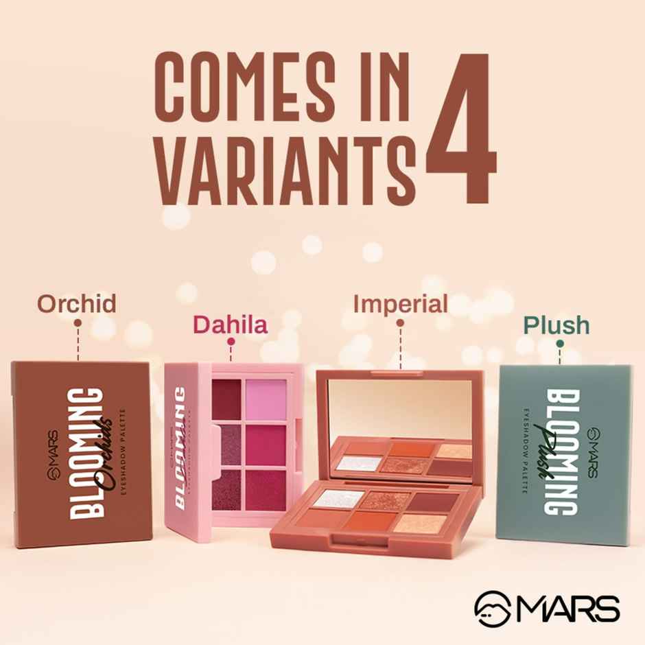 MARS Cosmetics Blooming Matte & Shimmer Eyeshadow Palette (4.8gm) (02-Dahlia)
