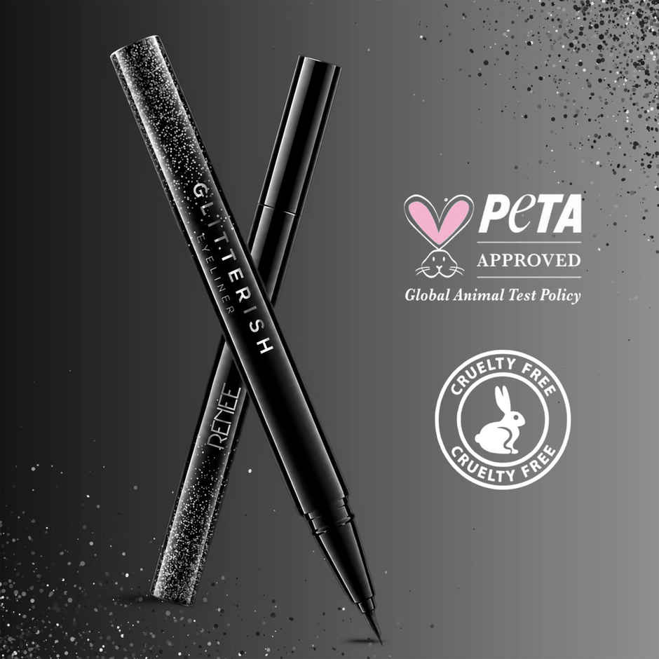 Renee Glitterish Eyeliner | Black
