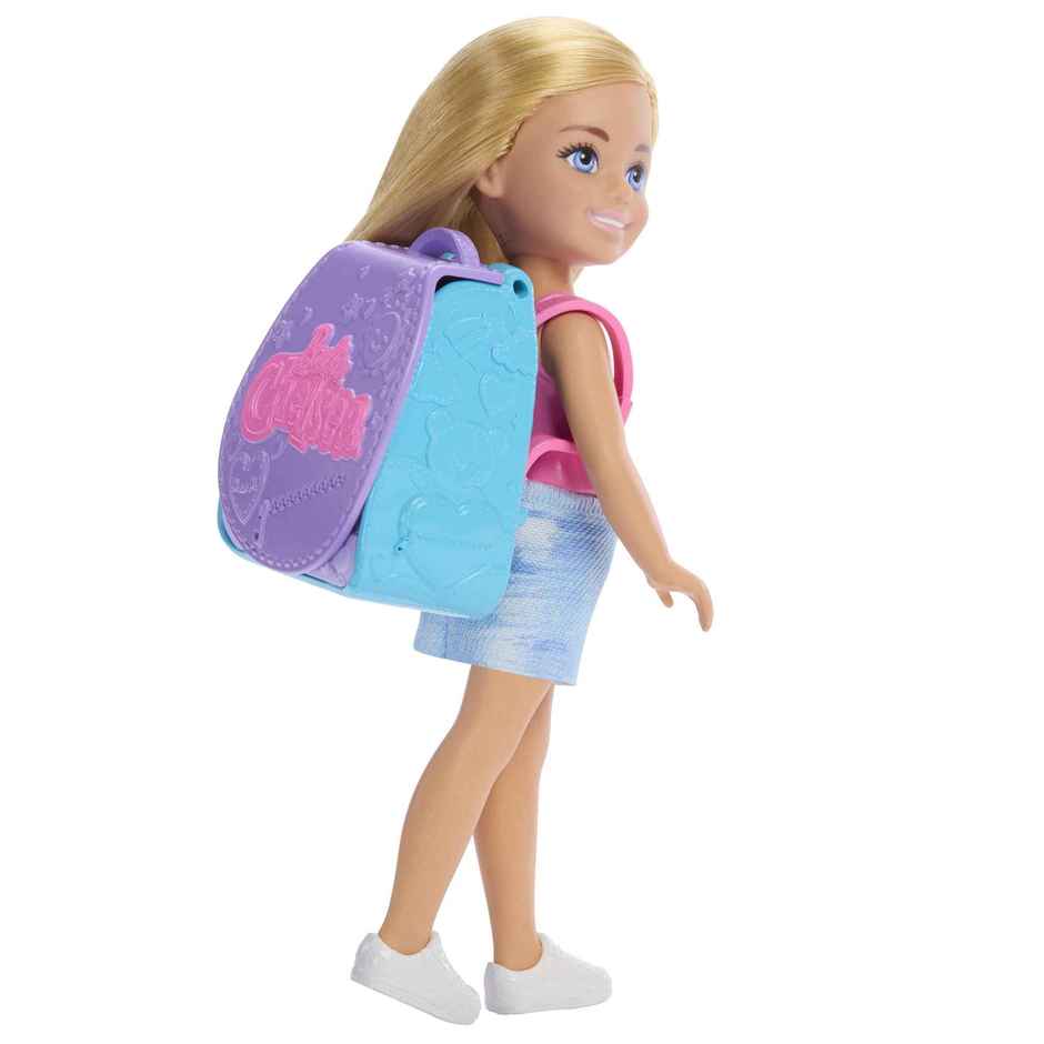 Barbie Family and Friends Cupcake Baking Backpack Blonde Chelsea Doll| Wearable Backpack
