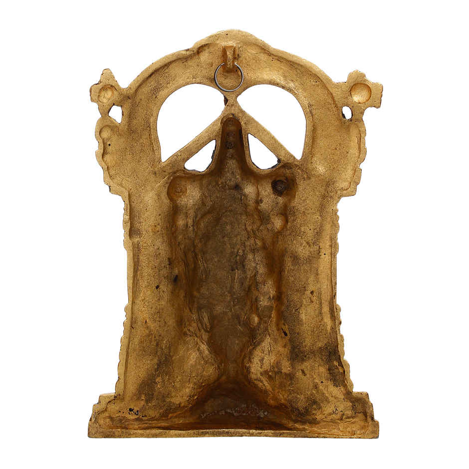 eCraftIndia Golden Metal Tirupati Balaji Idol, Lord Venkateswara Swamy Murti For Home