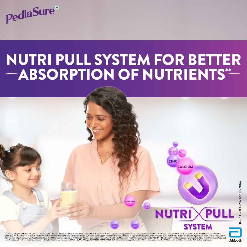 PediaSure Scientifically Designed Vanilla Drink Mix| For 2 - 6 years Kids
