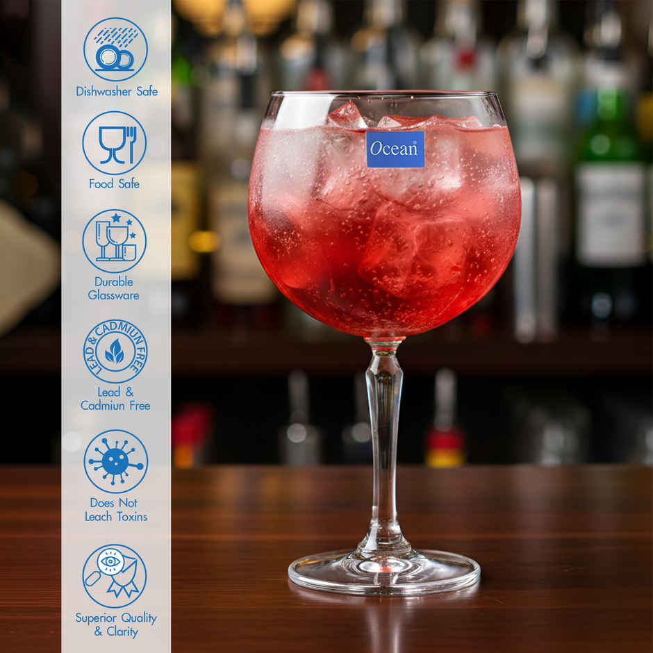Ocean Connexion Gin Cocktail Glass | Set of 6 - 600 ml