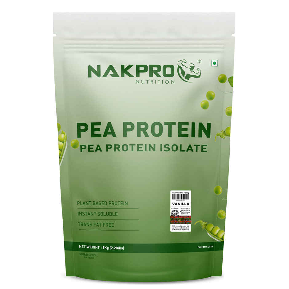Nakpro Pea Protein Isolate |Plant Based Protein | Vanilla