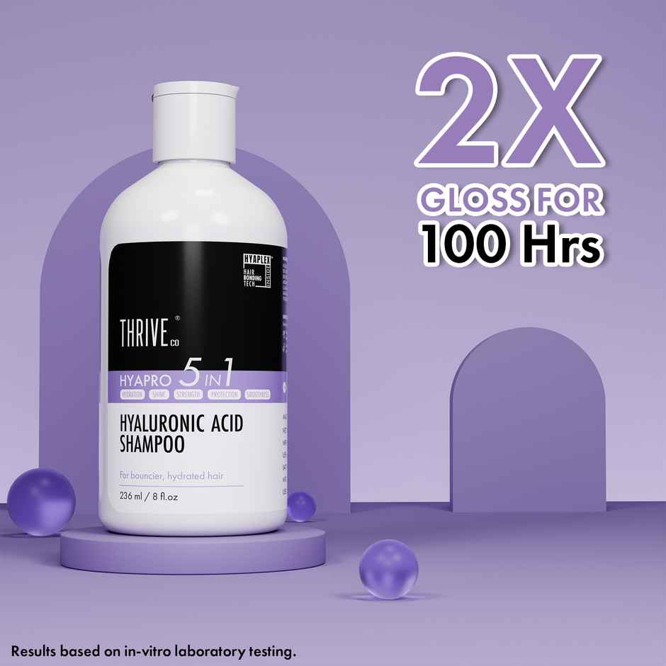 ThriveCo Hyapro 5-In-1 Hyaluronic Shampoo | Repairs, Hydrates, Adds Shine & Bounce