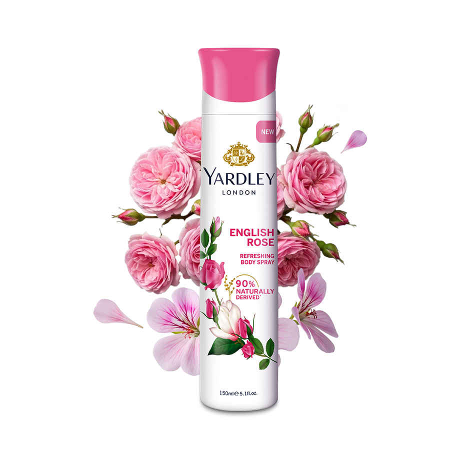 Yardley London English Rose Refreshing Deo Body Spray for Women