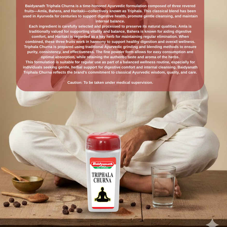 Baidyanath Asli Ayurveda Triphala Churna