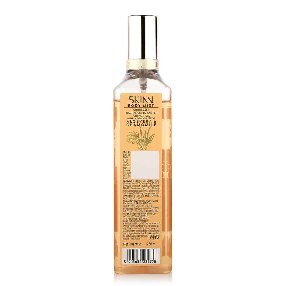 Skinn By Titan Citrus Zest Body Mist