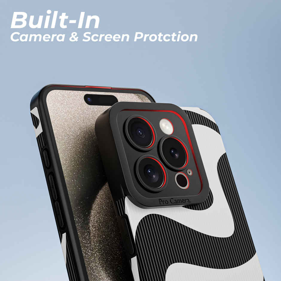 Artistque Case for iPhone 15 Pro Max Back Cover | Zebra Print Cover