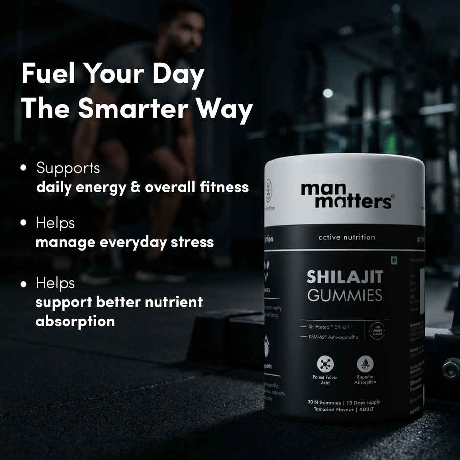 Man Matters Shilajit Gummies | 30 Gummies