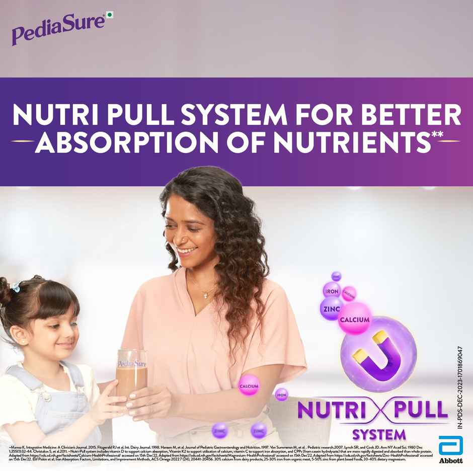 PediaSure Scientifically Designed Chocolate Drink Mix | For 2 - 6 years Kids