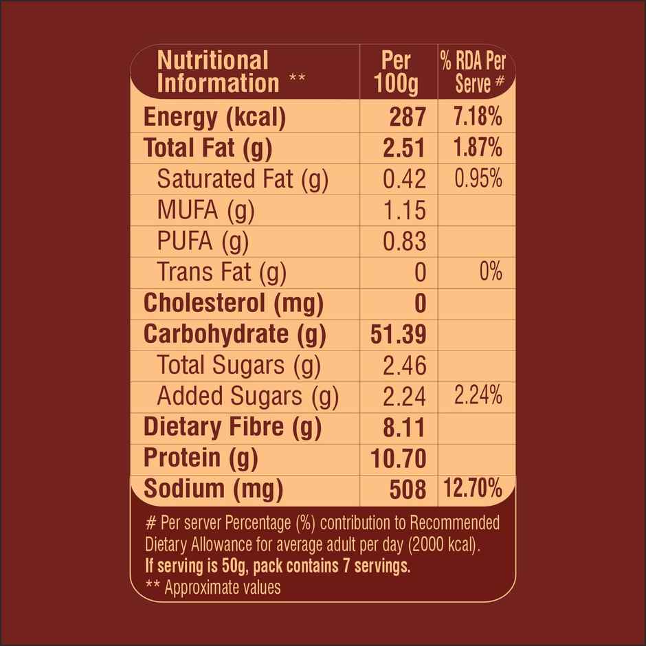 LA Americana Zero Maida Whole Wheat Brown Bread