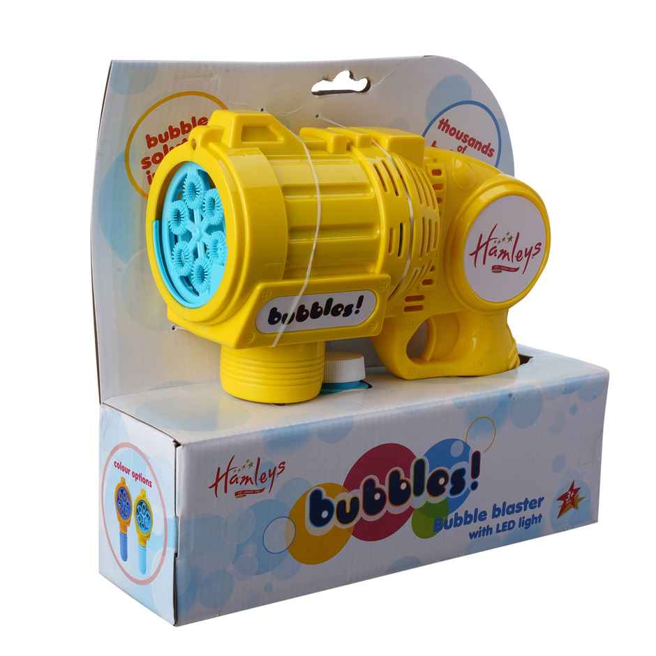 Hamleys Bubble Blaster With Fuel Impulse Toys for Kids Yellow 3Y+ | Toy Gun