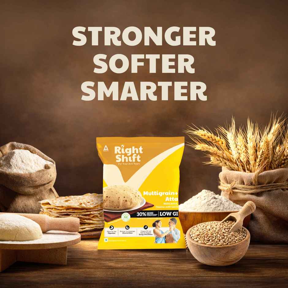 Right Shift High Protein Multigrain+ Atta | High Fibre, Low GI