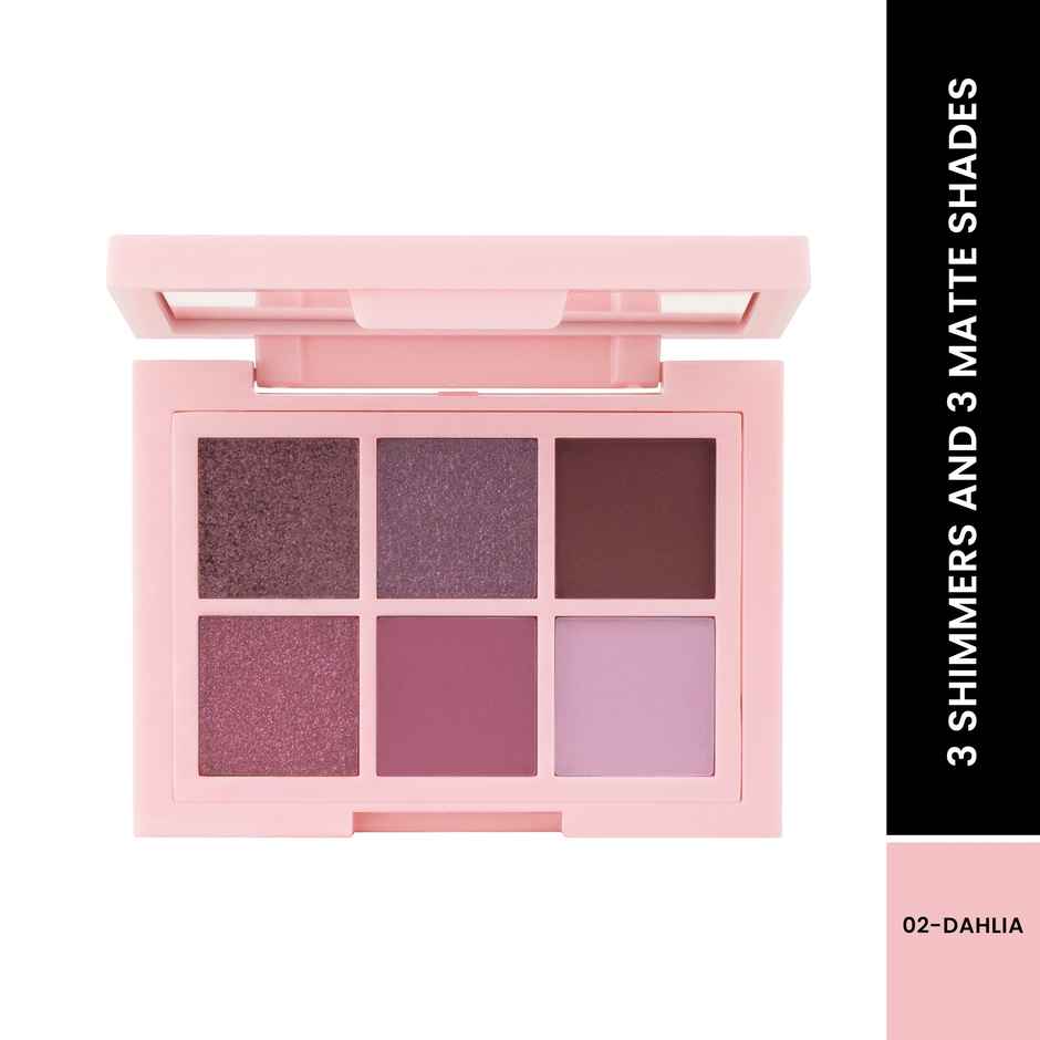 MARS Cosmetics Blooming Matte & Shimmer Eyeshadow Palette (4.8gm) (02-Dahlia)
