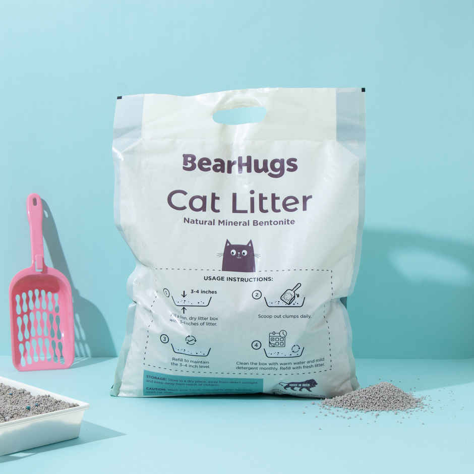 BearHugs Bentonite Cat Litter - Unscented Combo