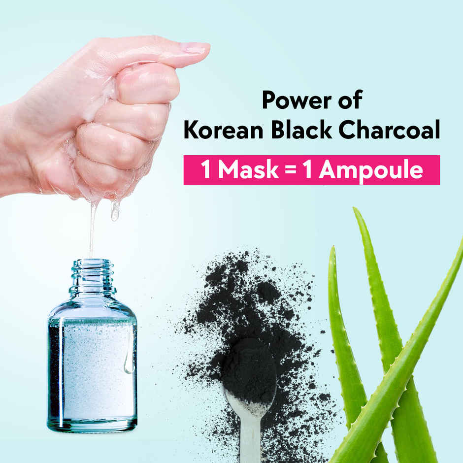 Chicnutrix Korean Black Charcoal Mask | Niacinamide