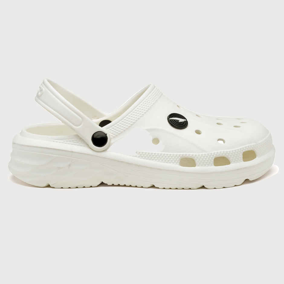 Asian Agc-14 Men Clogs Off White (Size-8)