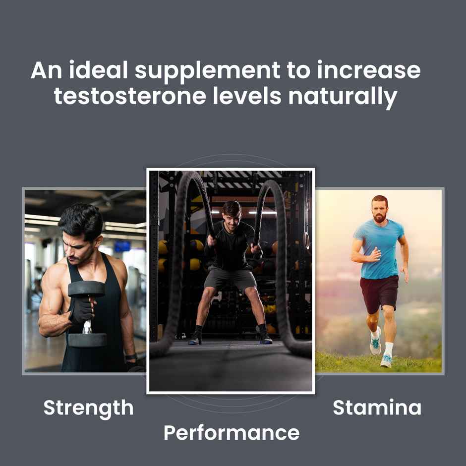 Dr. Morepen Testo Boost Testosterone Supplement For Men with Ashwagandha