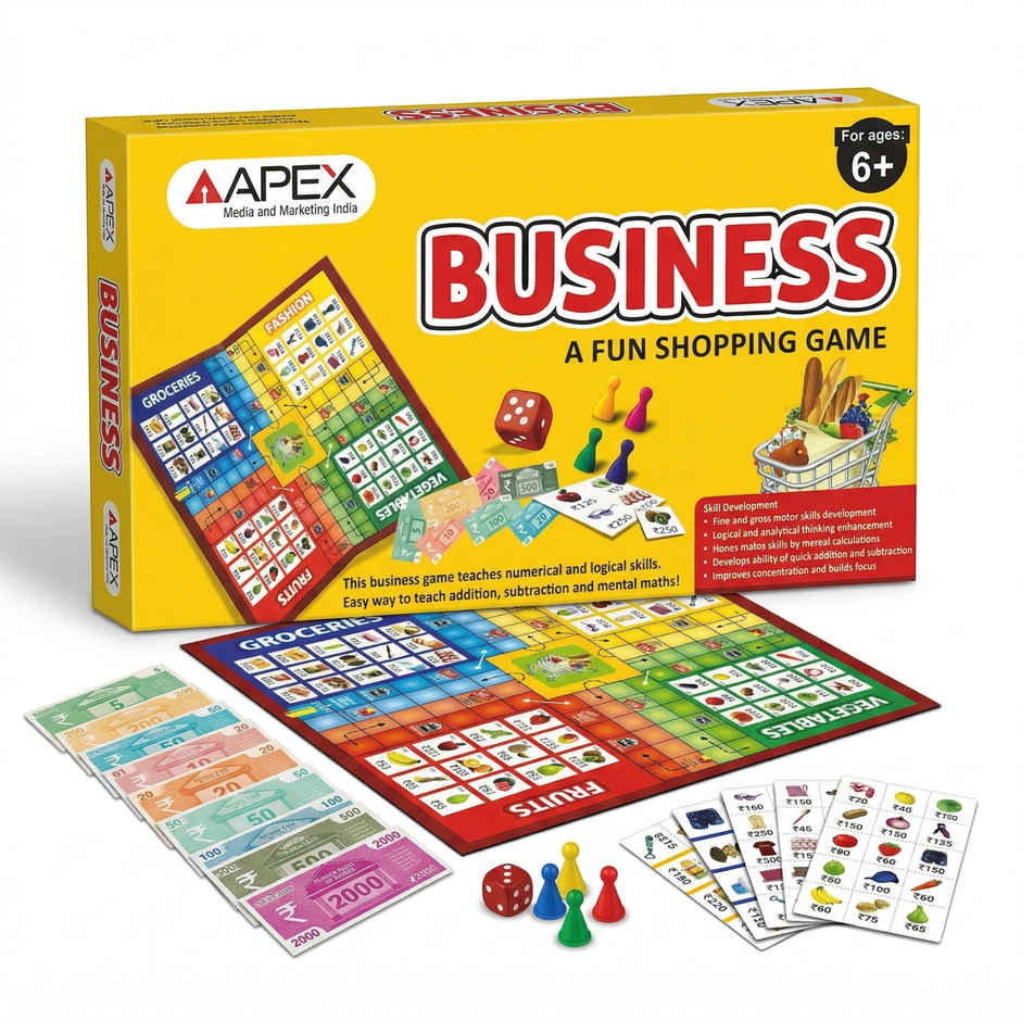 Apex Business Board Game | Shopping & Trading Game | Family Strategy Game