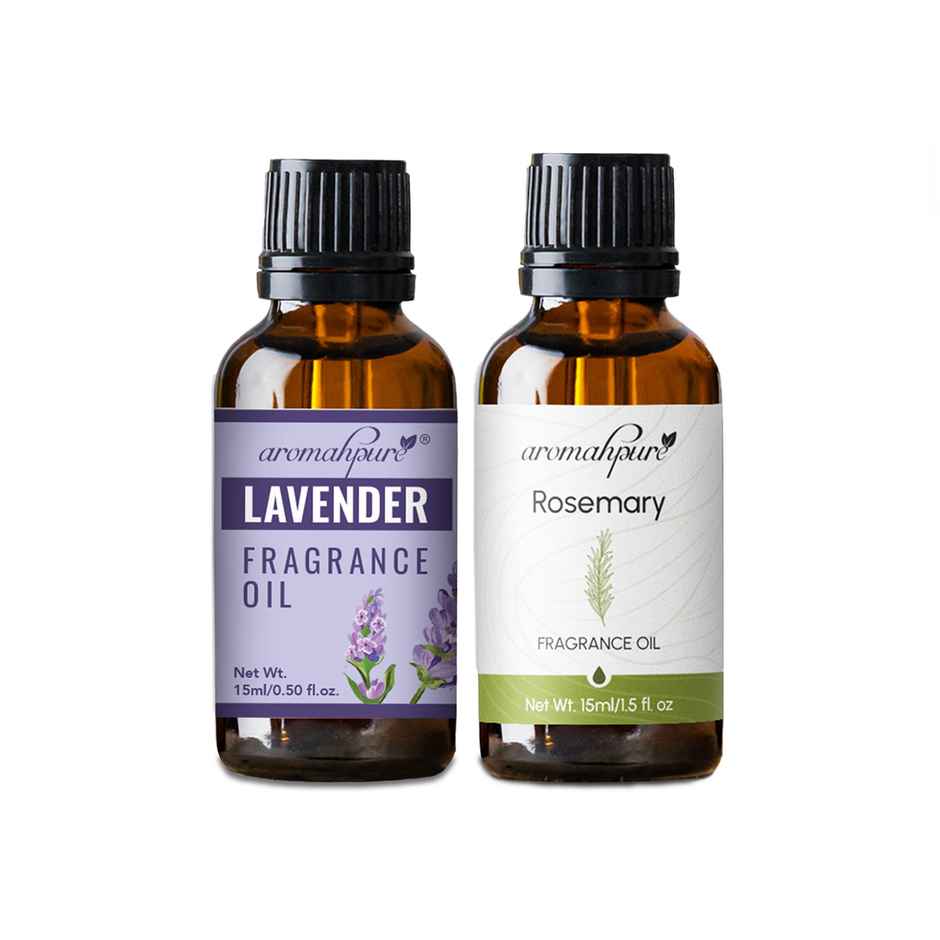 Aromahpure Fragrance Oil | Pack of 2 | Lavender and Rosemary Aroma Oil for Home Fragrance