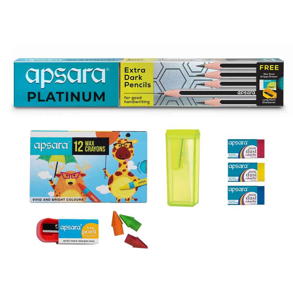 Apsara Scholars School Kit | Complete Stationery Set