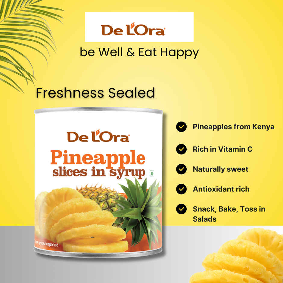 De'lora Pineapple Slices in Syrup