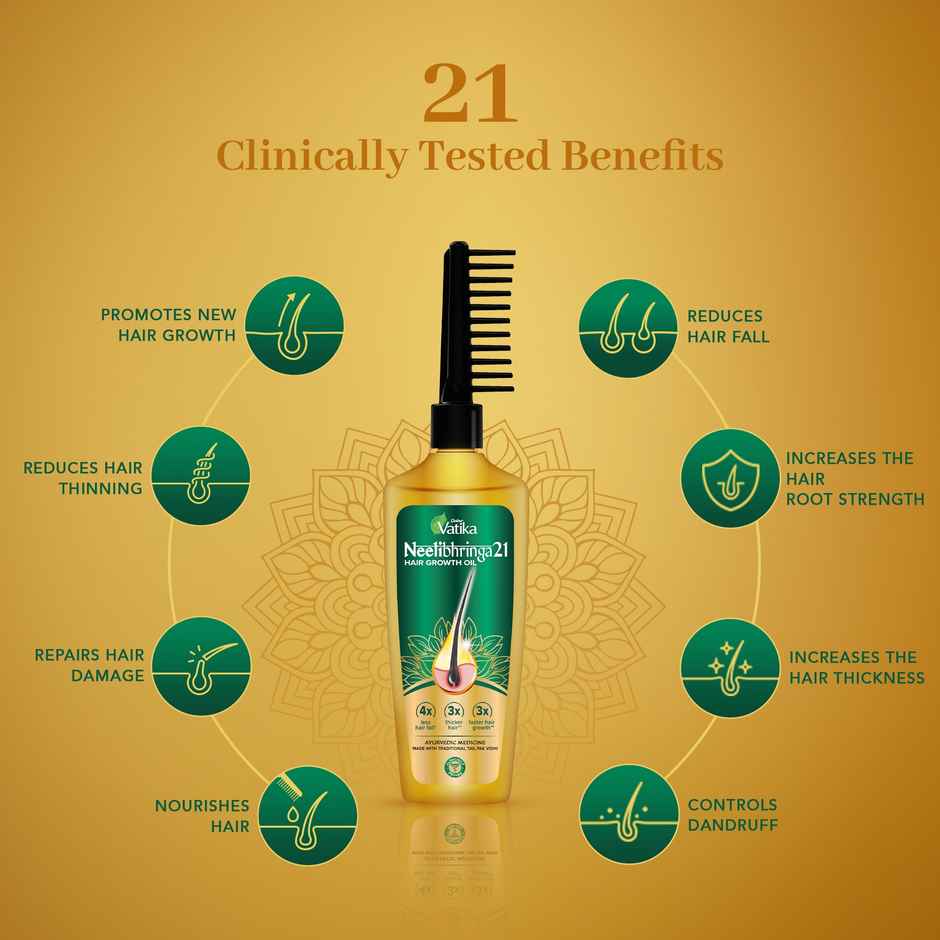 Dabur Vatika Neelibhringa 21 Hair Growth Oil