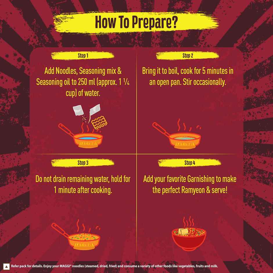 Maggi Korean Bbq Chicken Instant Noodles Non Veg Combo