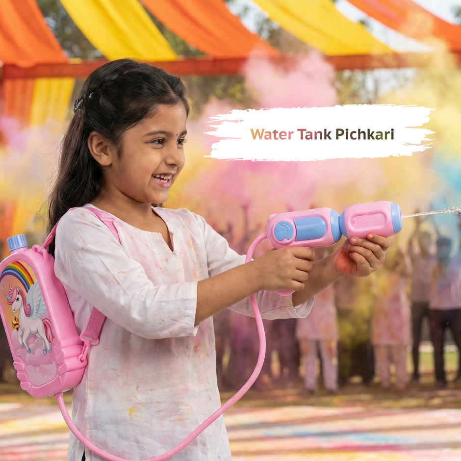 Unicorn Holi Water Tank Pichkari | 1.5 L | Tomuncle
