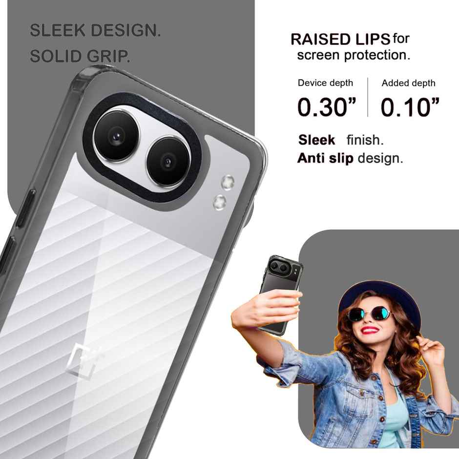 Artistque Case for Oneplus Nord 4 5g Back Cover - ultra Stylish Transparent Tpu Cover