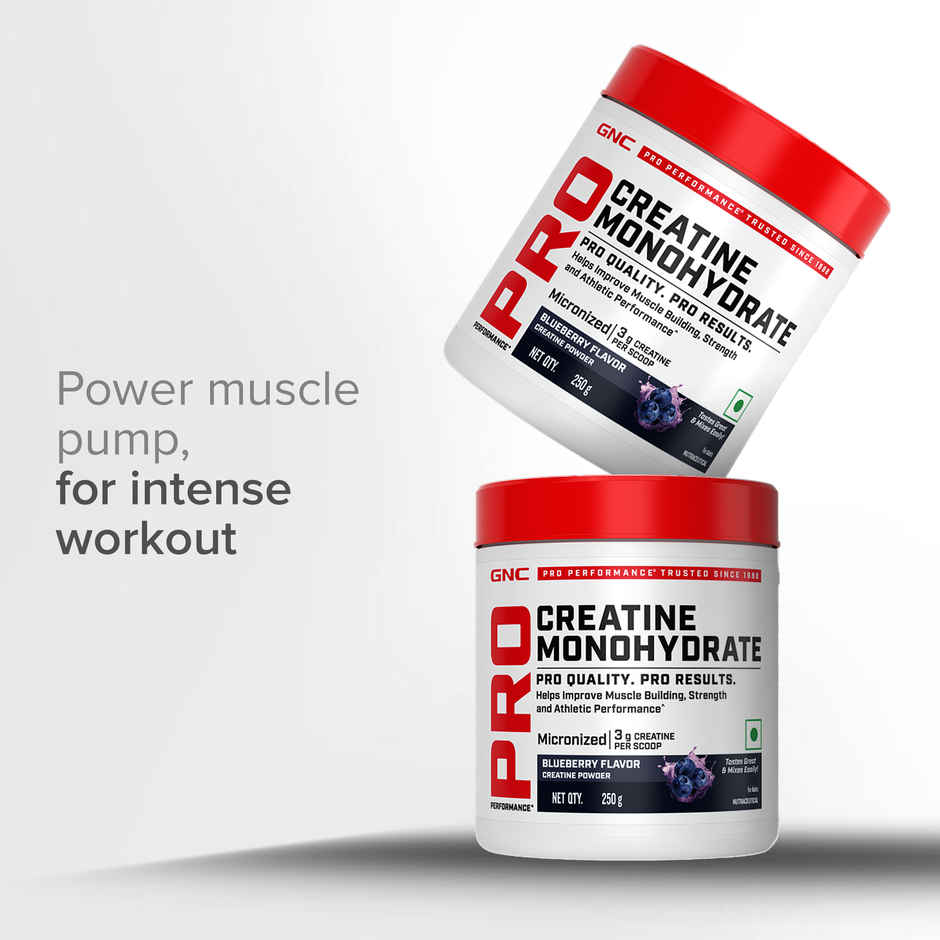 GNC Pro Performance Creatine Monohydrate Blueberry