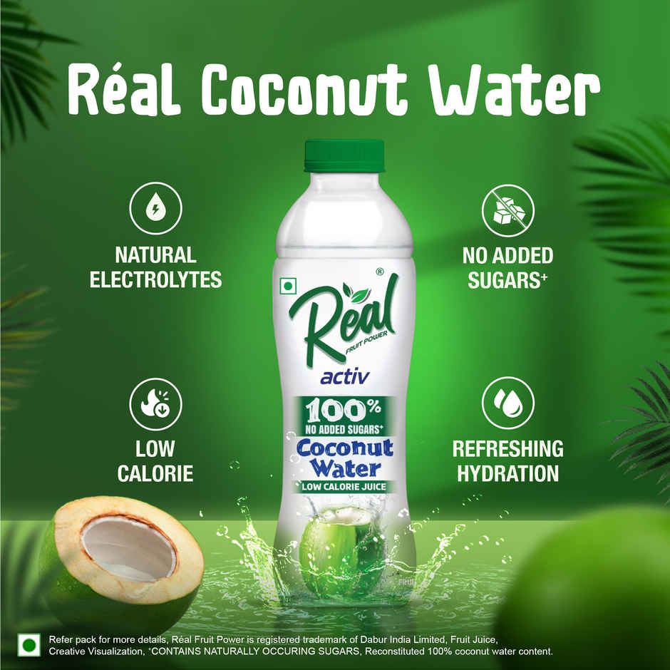 Real Activ Coconut Water | No Added Sugars | Bottle