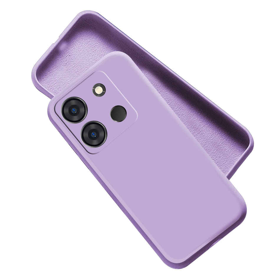 Artistque Case For Infinix Smart 7 / Infinix Smart 7 Back Cover - Plain Liquid Silicone Cover