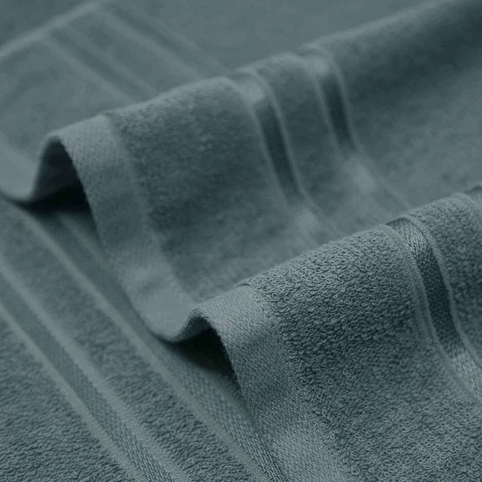 Mytrident Cotton Hand Towel | 400 GSM | Gym Towel Set - New Grey
